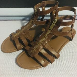 Merona Gladiator Sandals Size 9 Brown